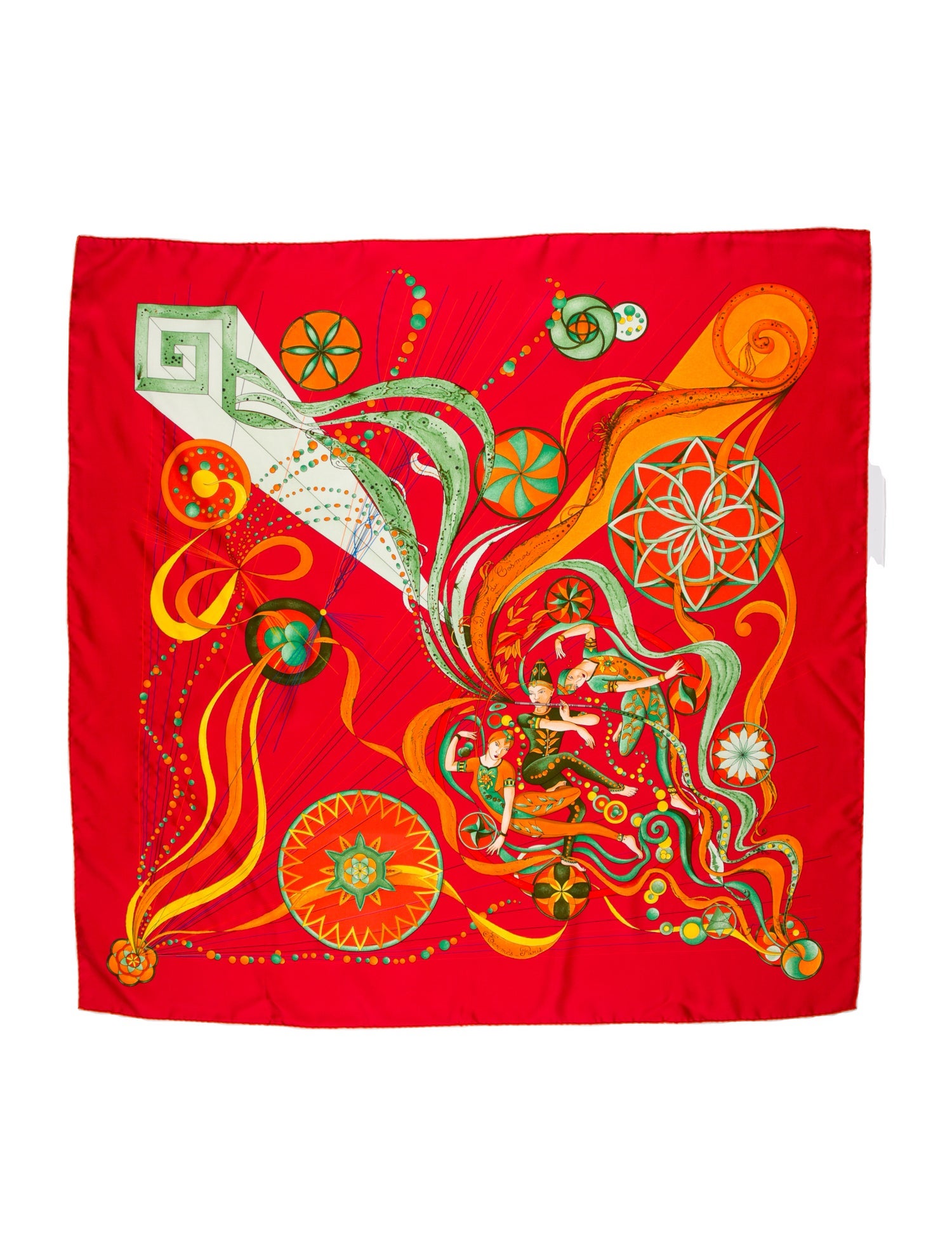 Hermès La Danse Du Cosmos Silk Scarf