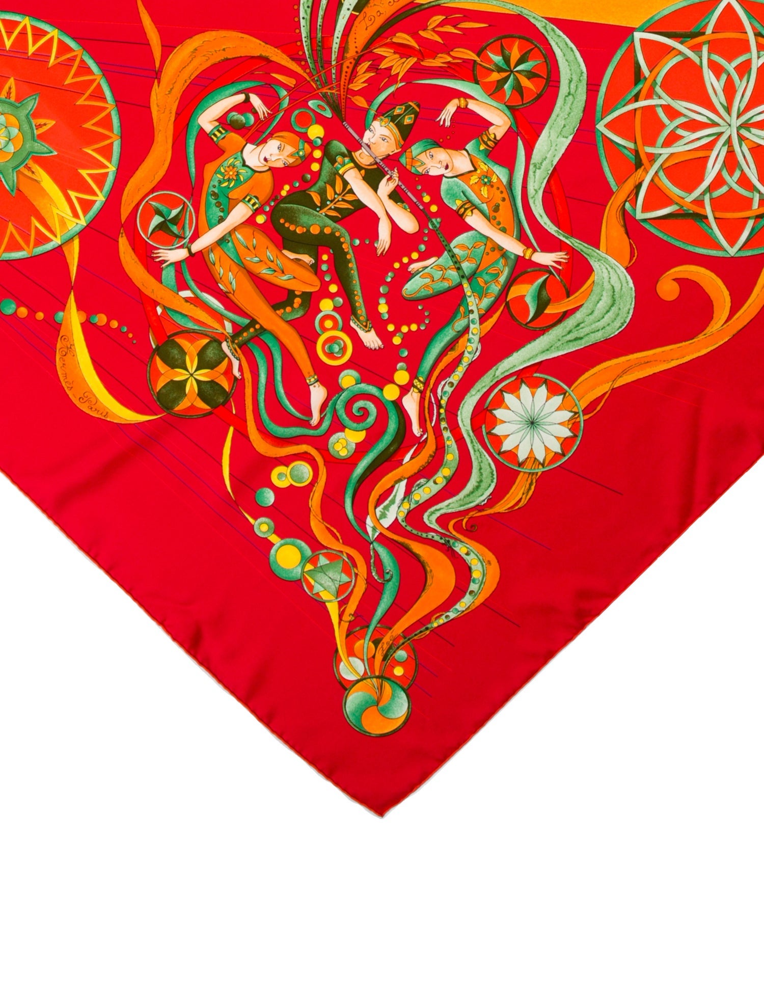 Hermès La Danse Du Cosmos Silk Scarf