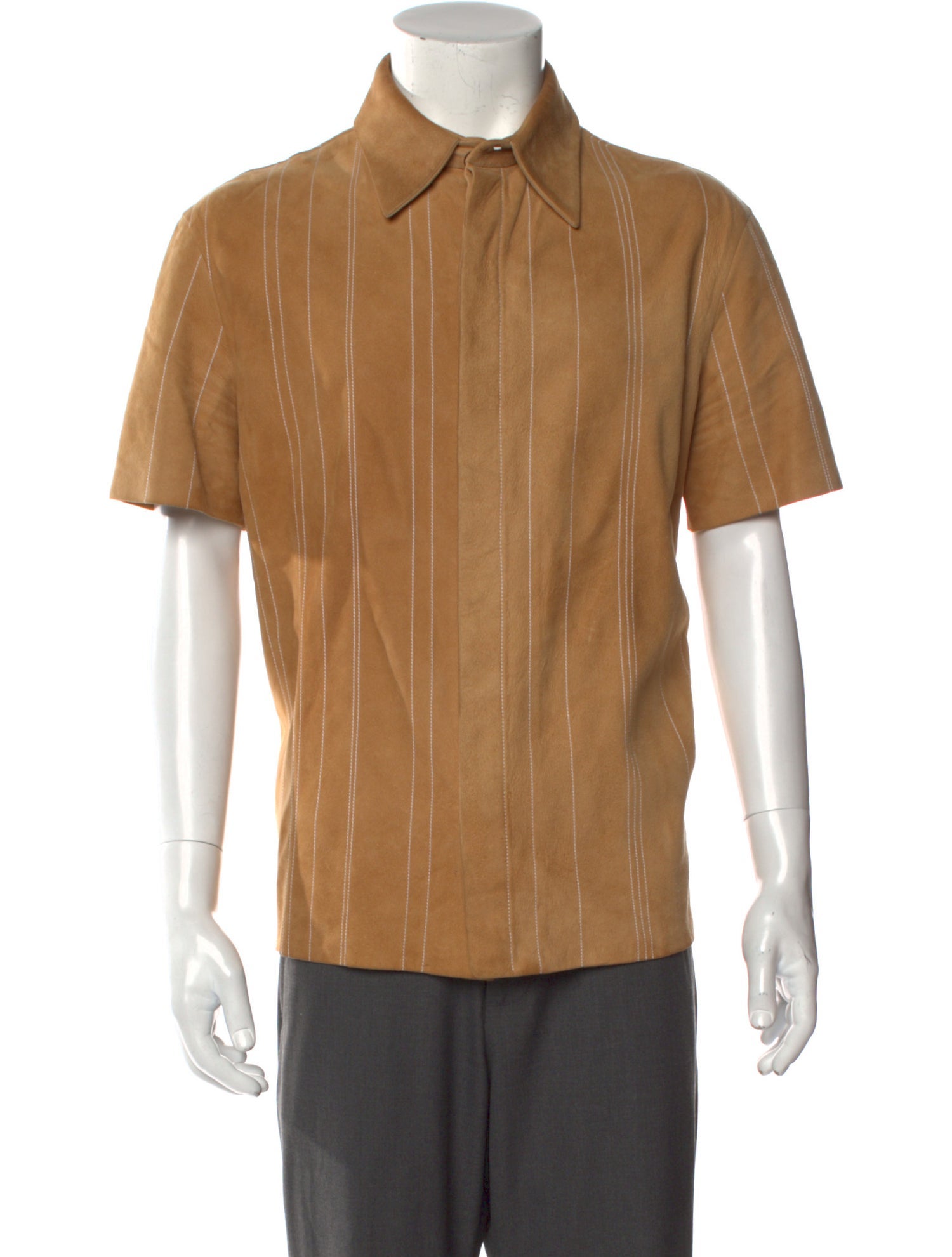 Hermès Lambskin Short Sleeve Shirt