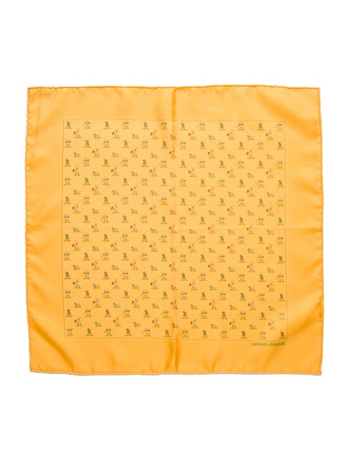 Hermès Patterned Pocket Square