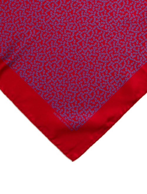 Hermès Patterned Pocket Square