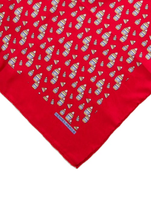 Hermès Patterned Pocket Square