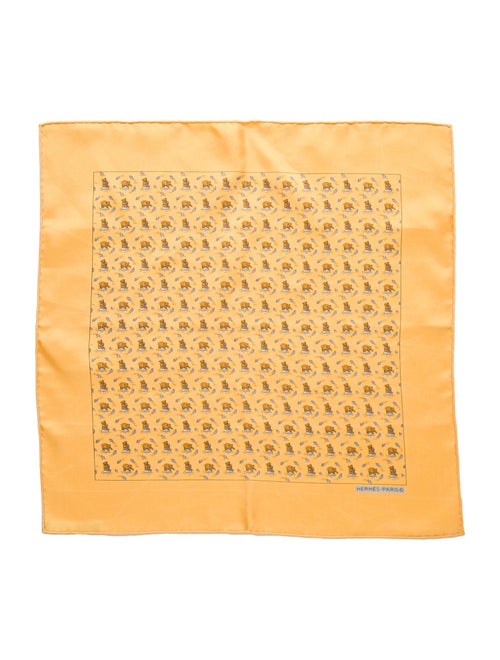 Hermès Patterned Pocket Square
