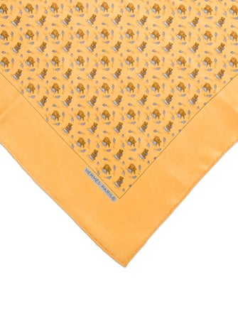 Hermès Patterned Pocket Square