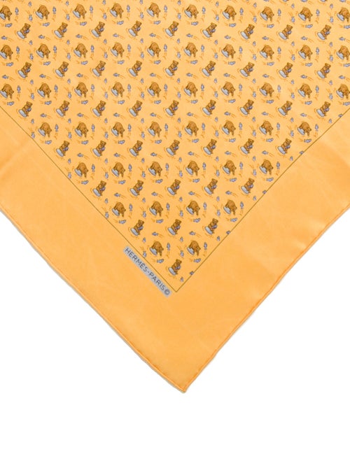 Hermès Patterned Pocket Square