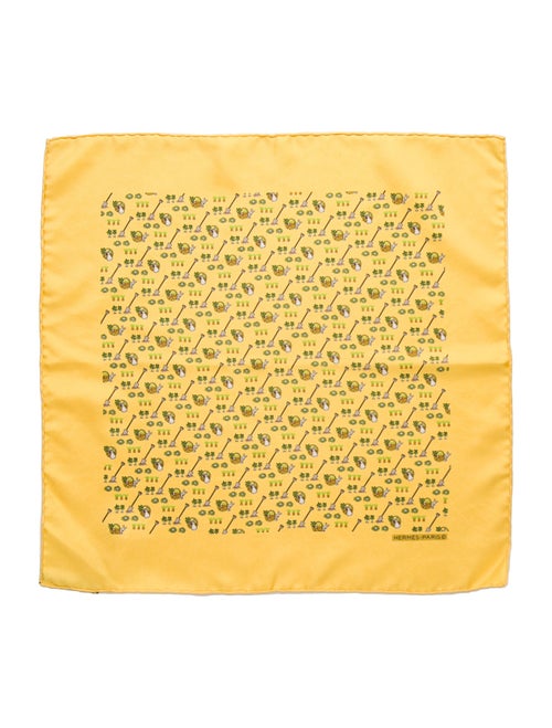 Hermès Patterned Pocket Square