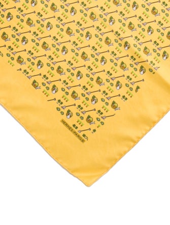 Hermès Patterned Pocket Square