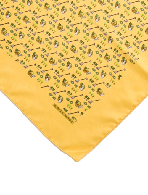 Hermès Patterned Pocket Square