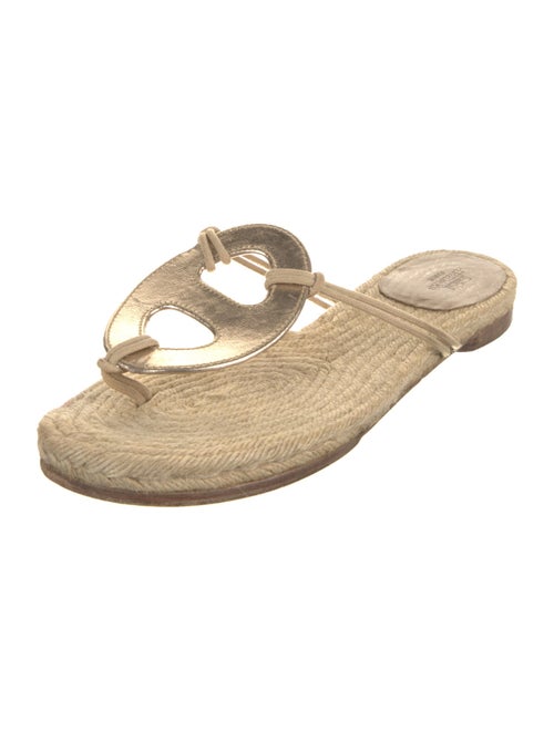 Hermès Raffia Espadrilles