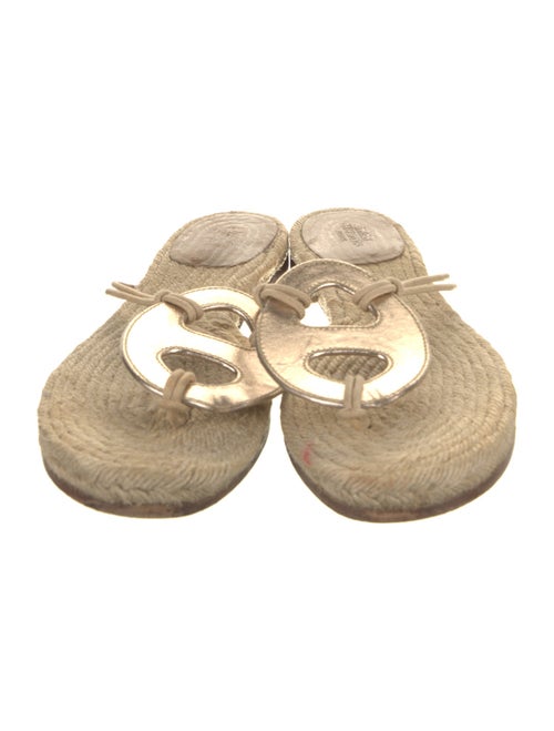 Hermès Raffia Espadrilles