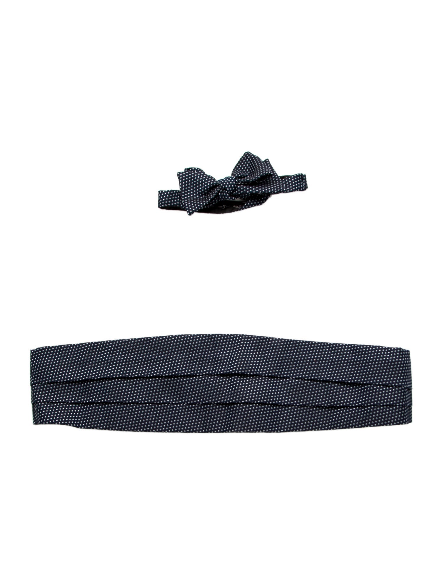 Hermès 2 Pc Pattern Print Cummerbands