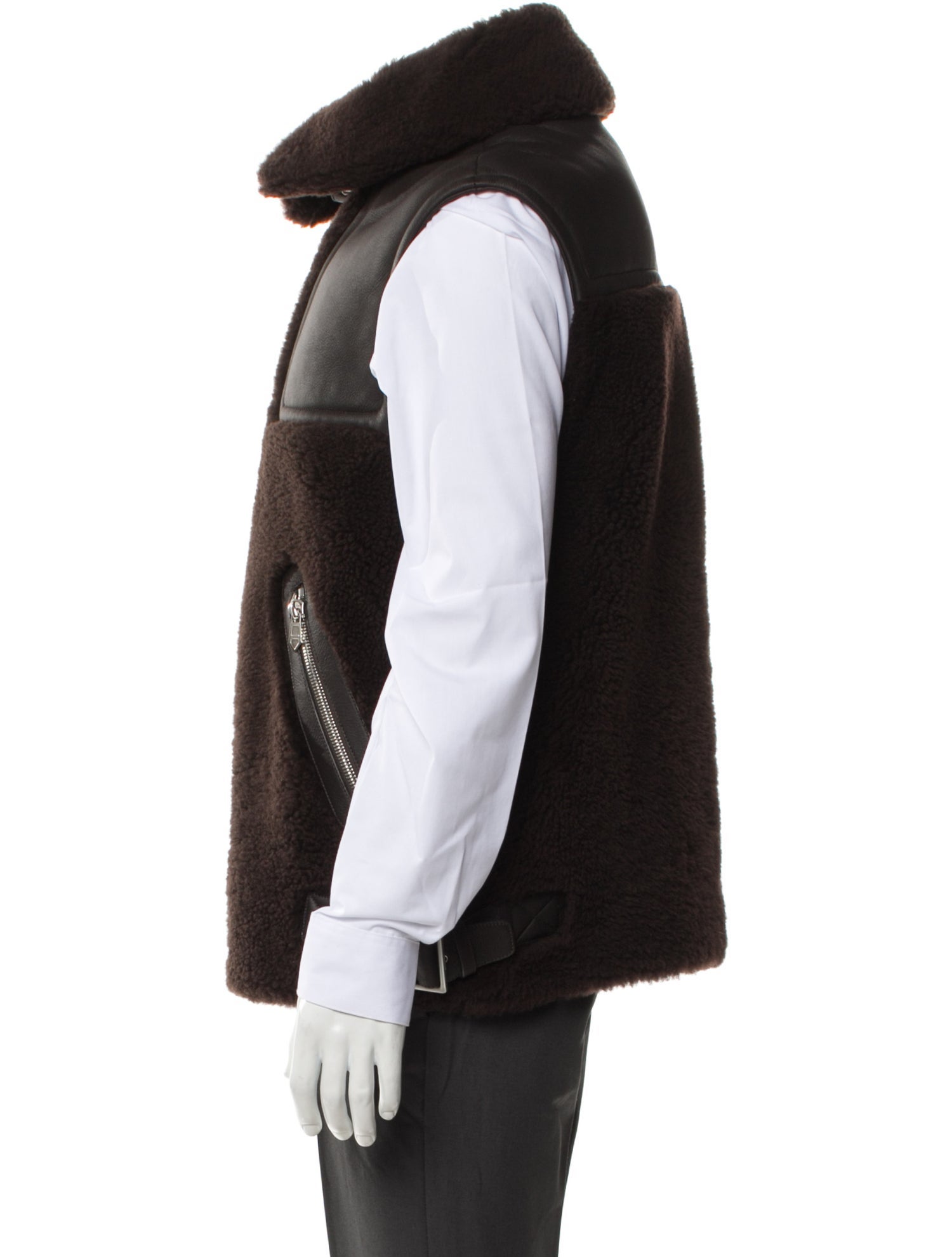 Hermès Shearling Vest
