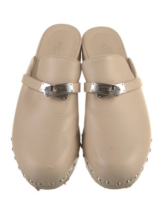 Hermès Carlotta Calfskin Mules