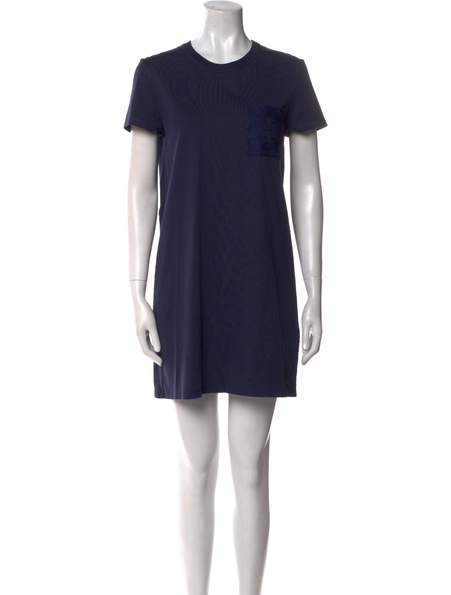 Hermès Crew Neck Mini Dress