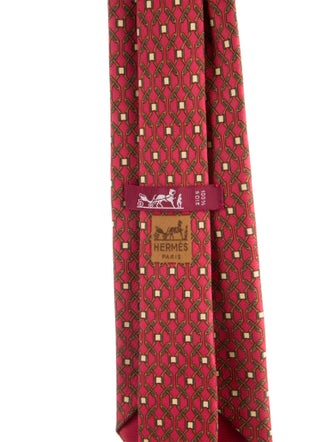 Hermès Silk pattern tie