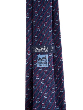 Hermès Silk pattern tie