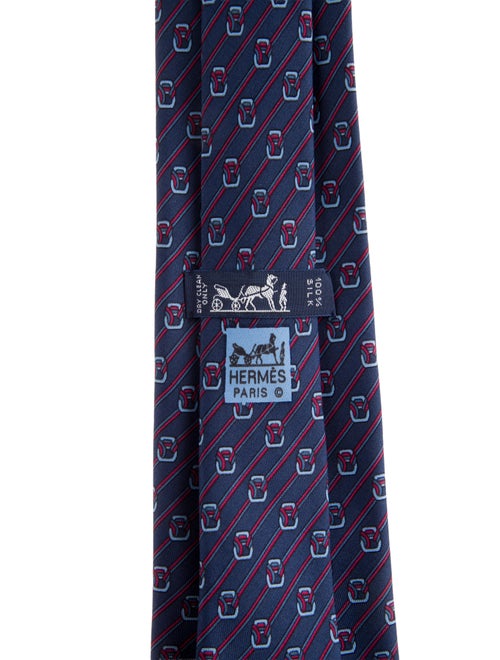 Hermès Silk pattern tie