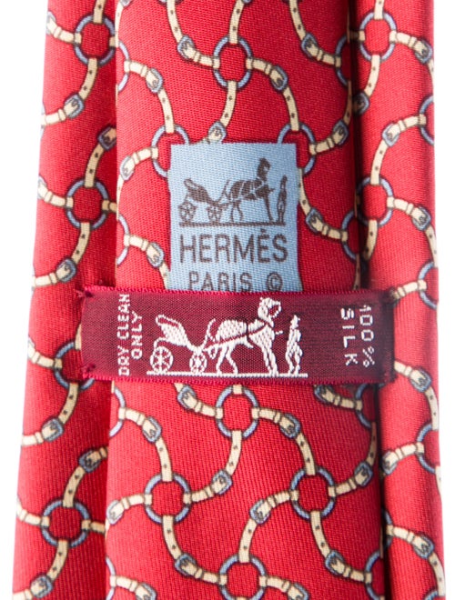 Hermès Silk pattern tie