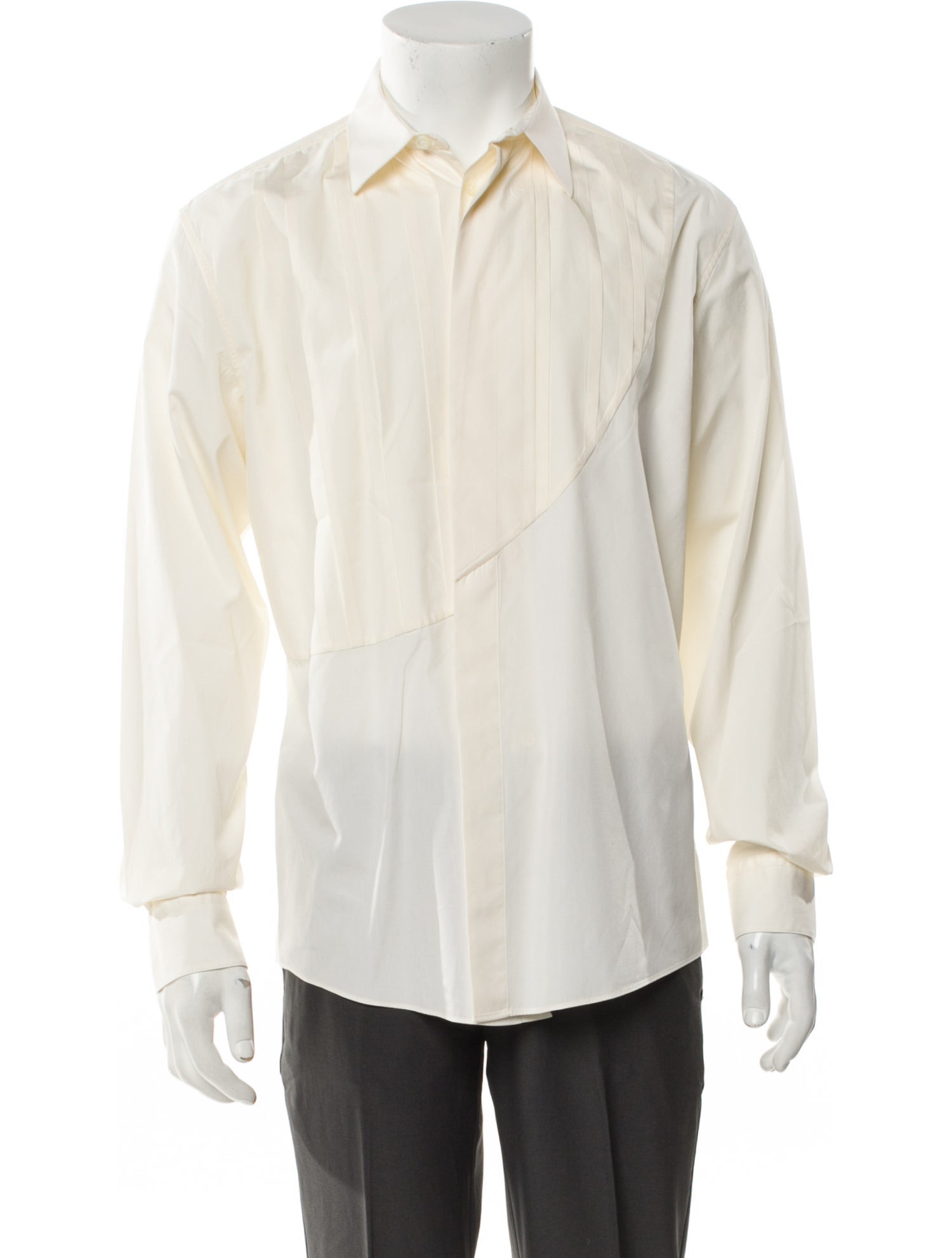 Hermès Long Sleeve Tuxedo Shirt