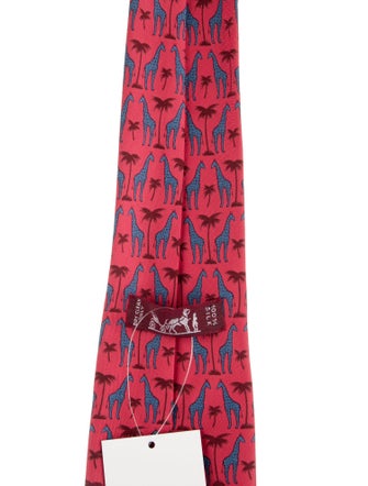 Hermès Silk Patterned Tie