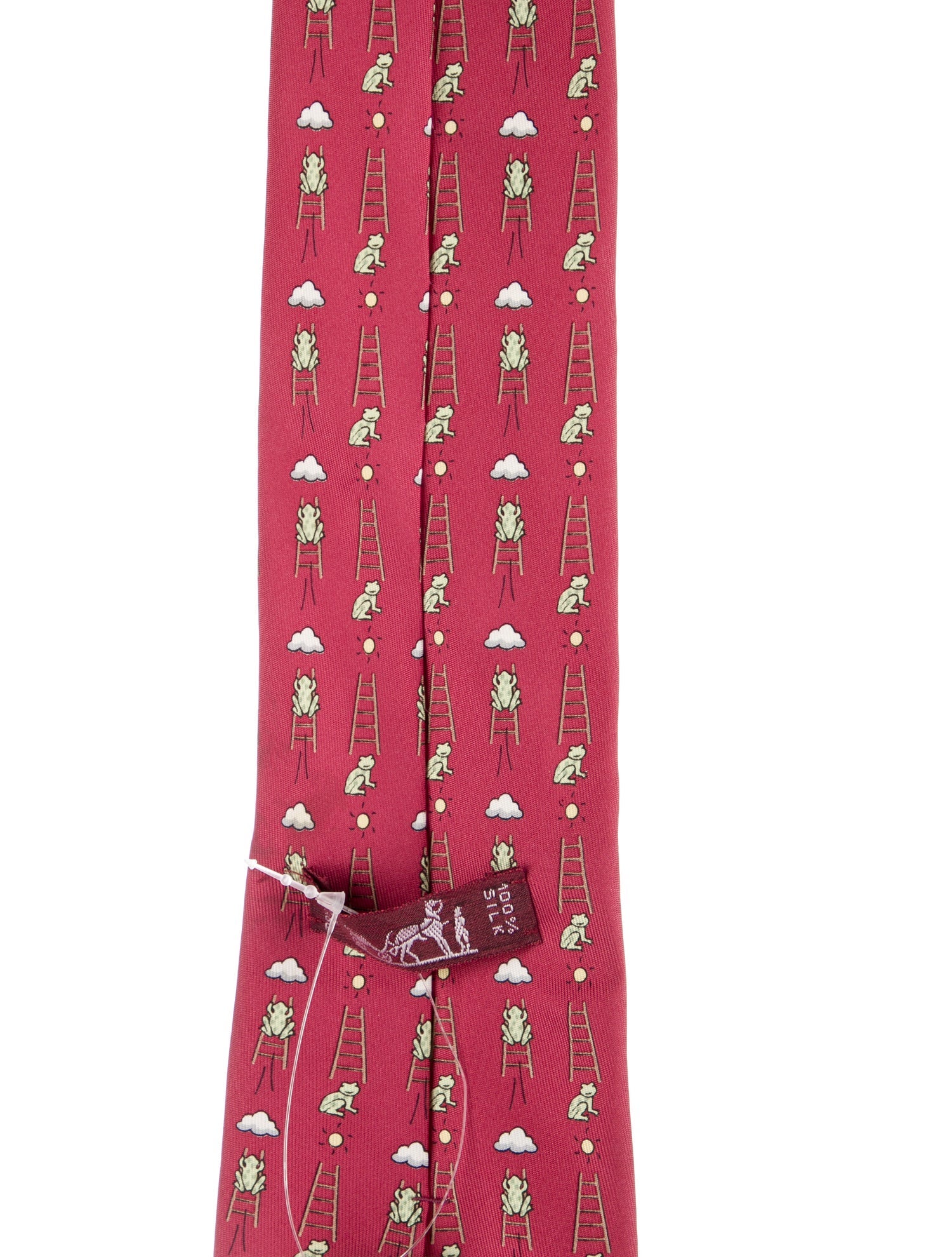 Hermès Silk Patterned Tie