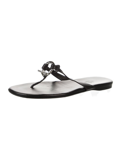 Hermès Leather Slides