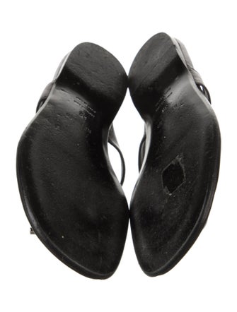 Hermès Leather Slides