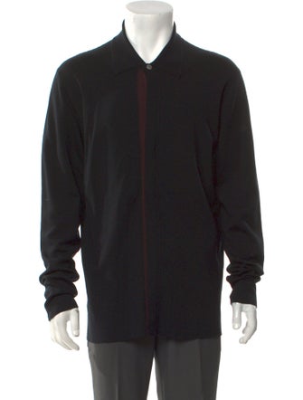 Hermès Wool V-Neck Cardigan