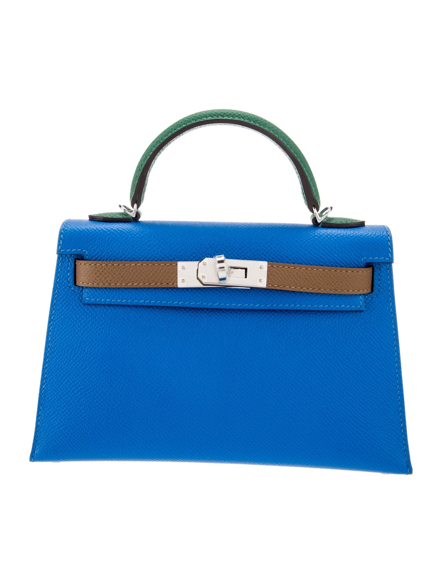Hermès 2024 Epsom Tricolor Mini Kelly II Sellier 20