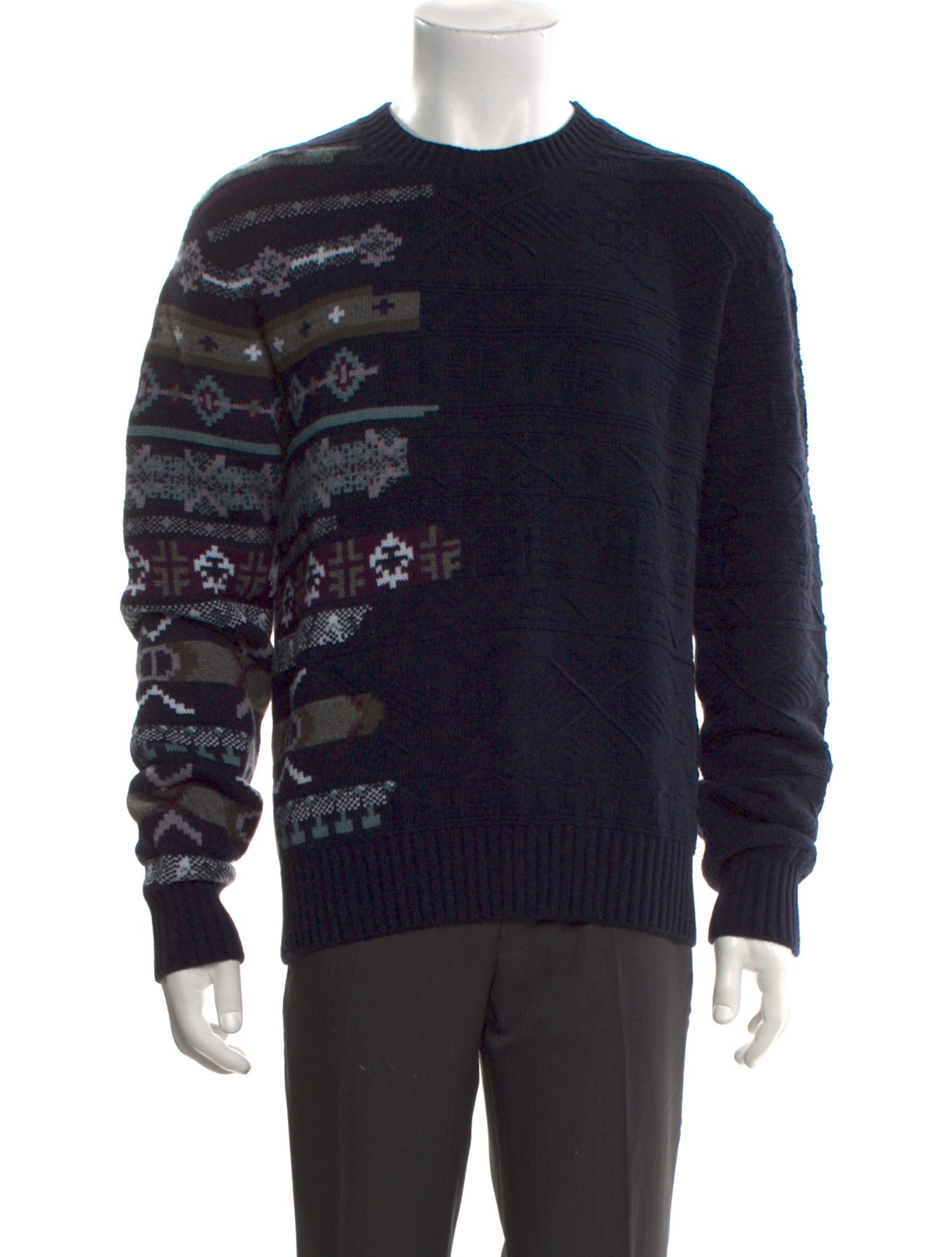 Hermès Graphic Print Crew Neck Pullover