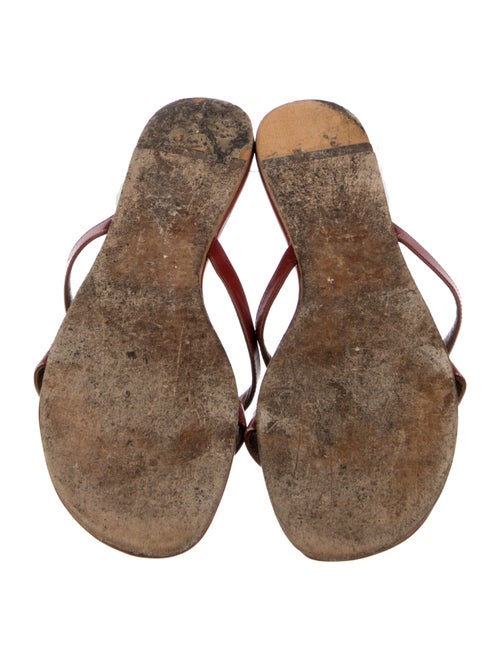 Hermès Corfou Leather Slides