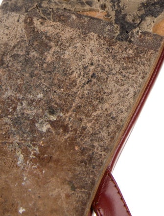 Hermès Corfou Leather Slides