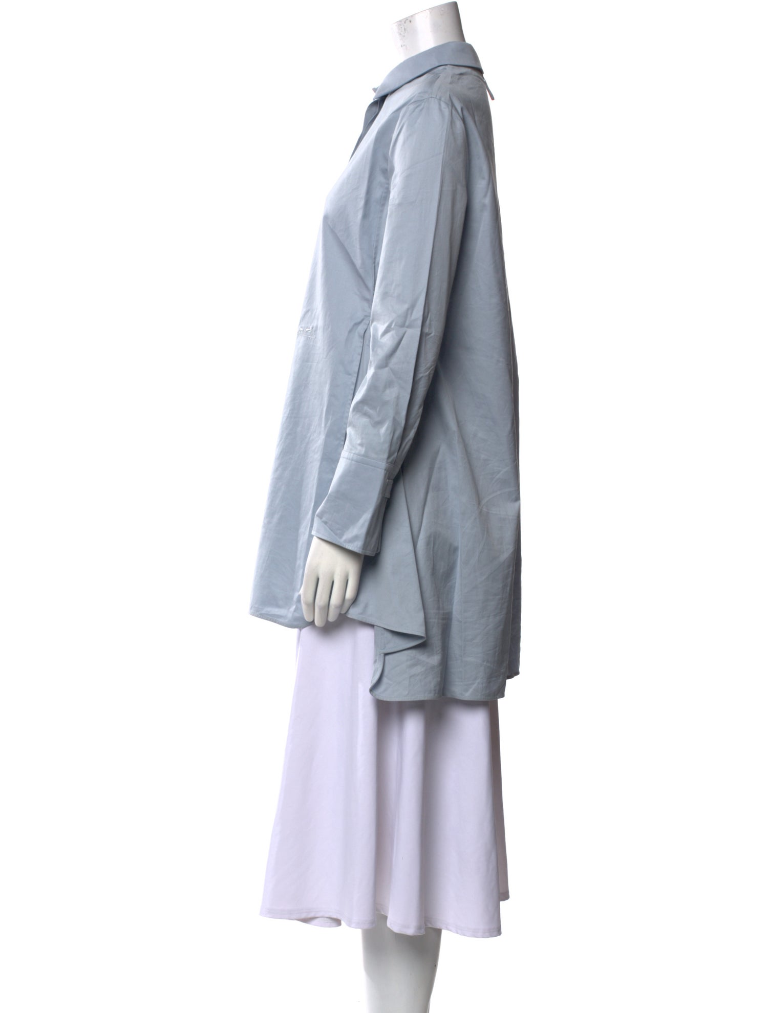 Hermès Long Sleeve Button-Up Top