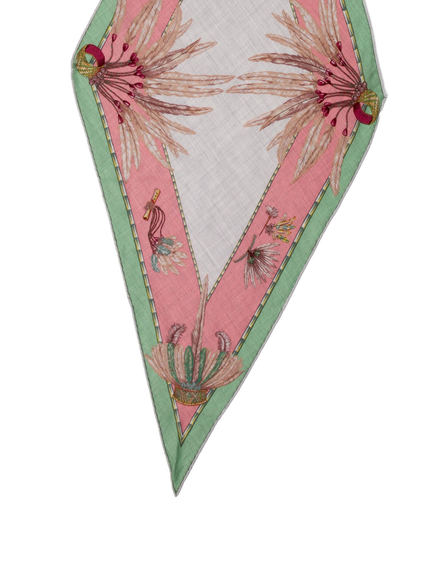 Hermès Brazil Losange Cashmere Scarf