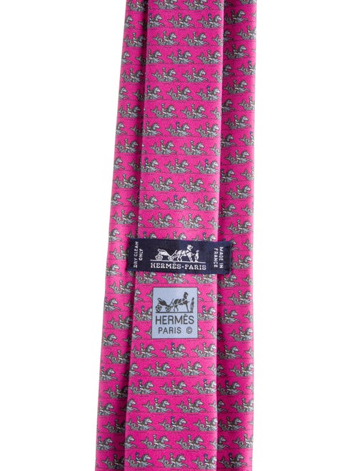 Hermès Silk Patterned Tie
