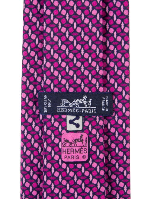 Hermès Silk Patterned Tie