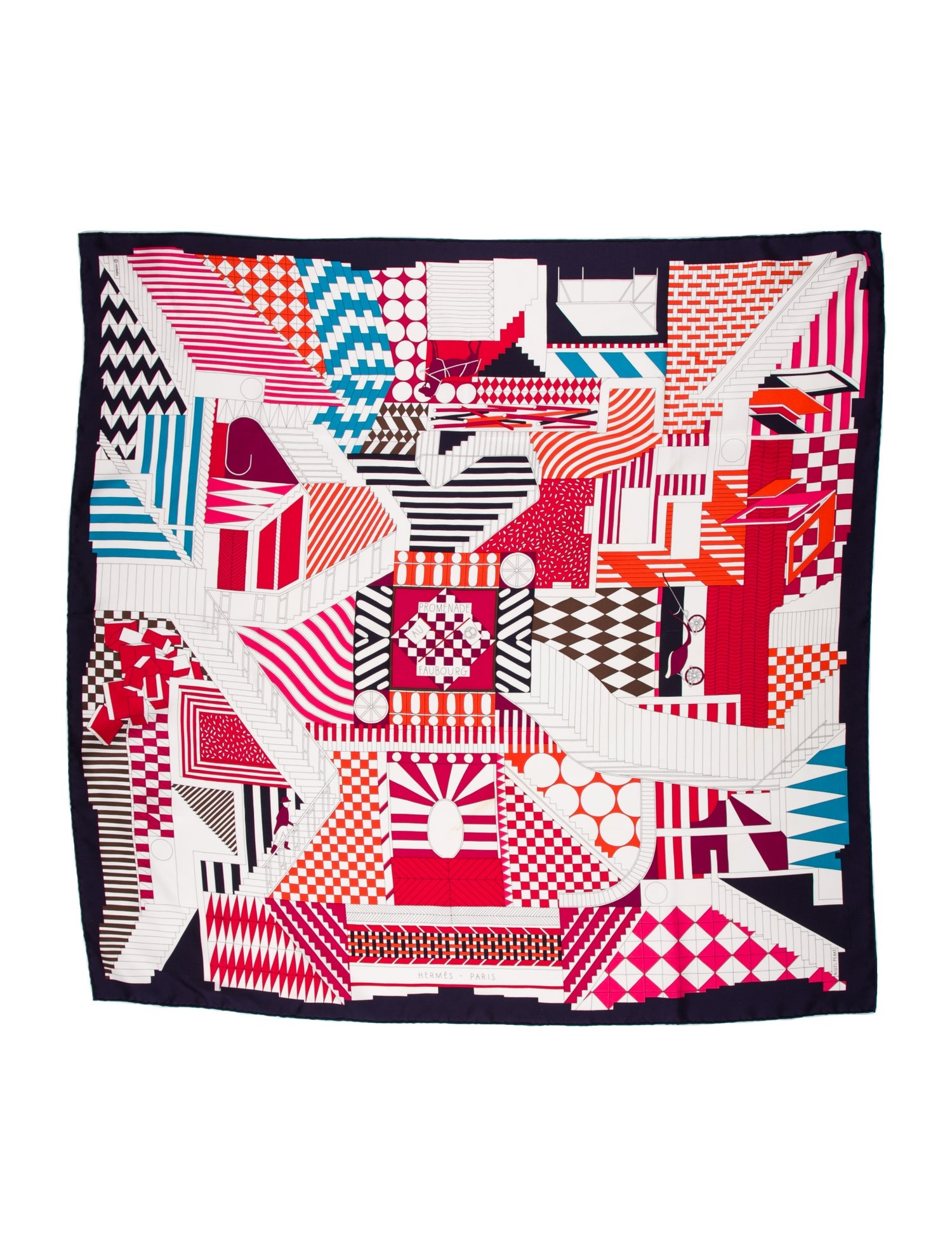 Hermès Promenade Au Faubourg Silk Scarf