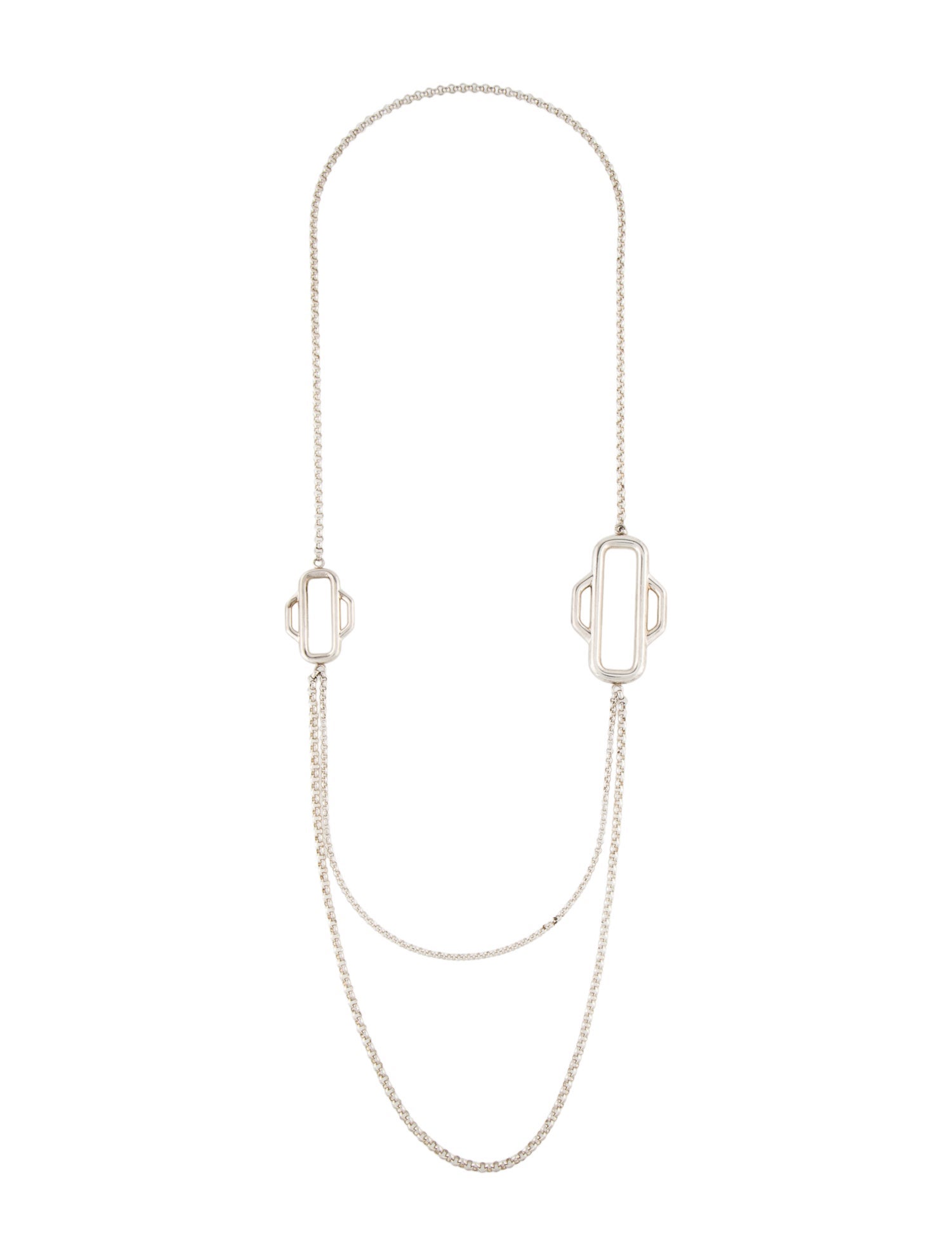 Hermès Attelage Long Double Strand Necklace