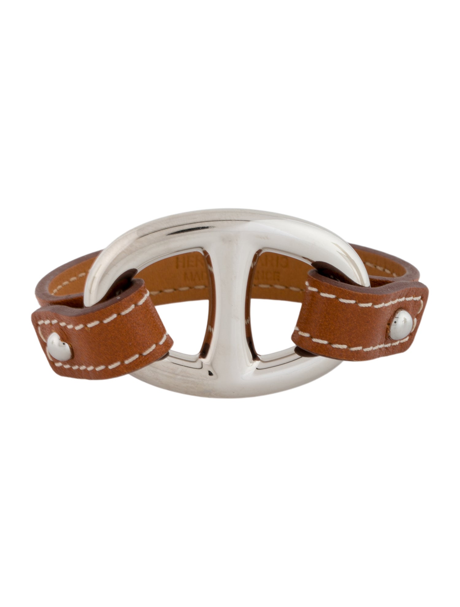 Hermès Leather Granville Wrap Bracelet