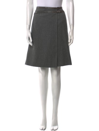 Hermès Wool Knee-Length Skirt