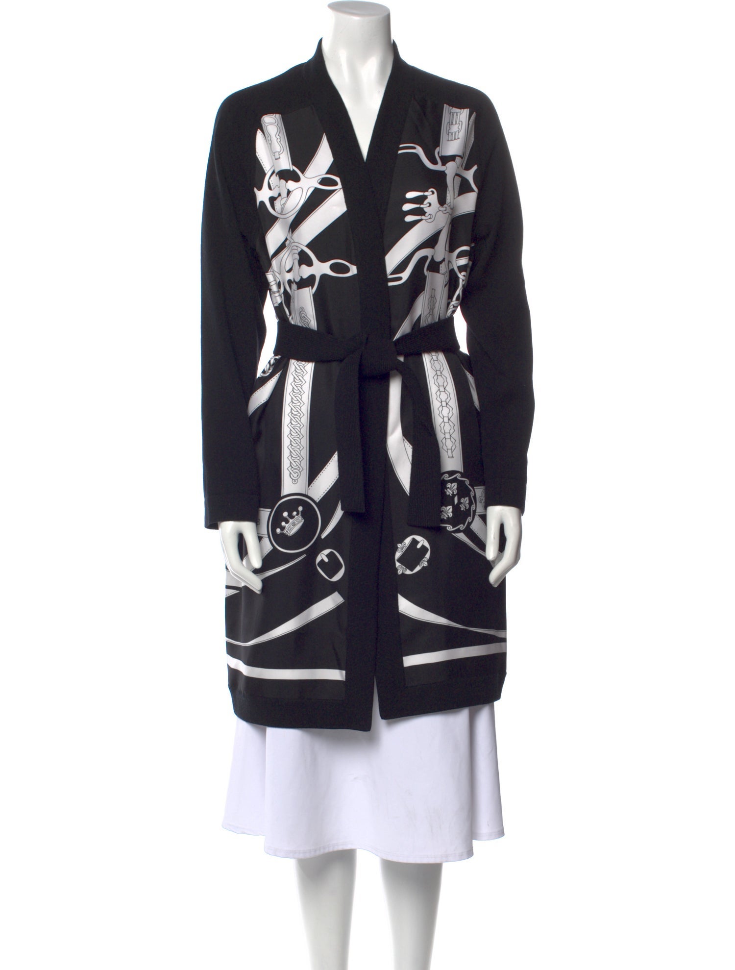 Hermès Silk Printed Sweater w/ Tags