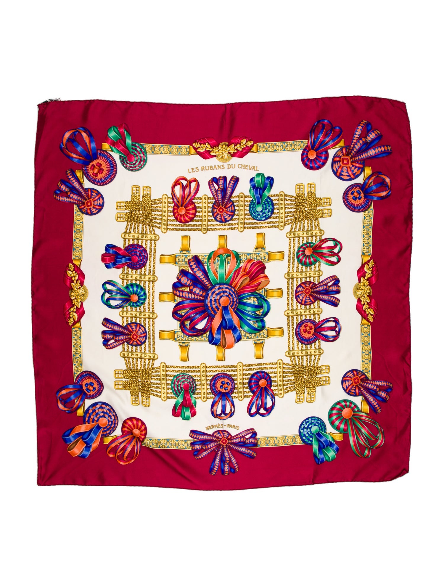 Hermès Les Rubans du Cheval Silk Scarf