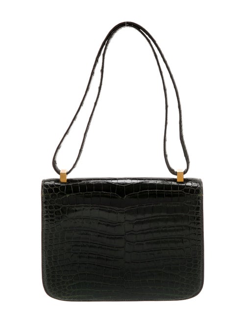 Hermès Shiny Crocodile Constance 23