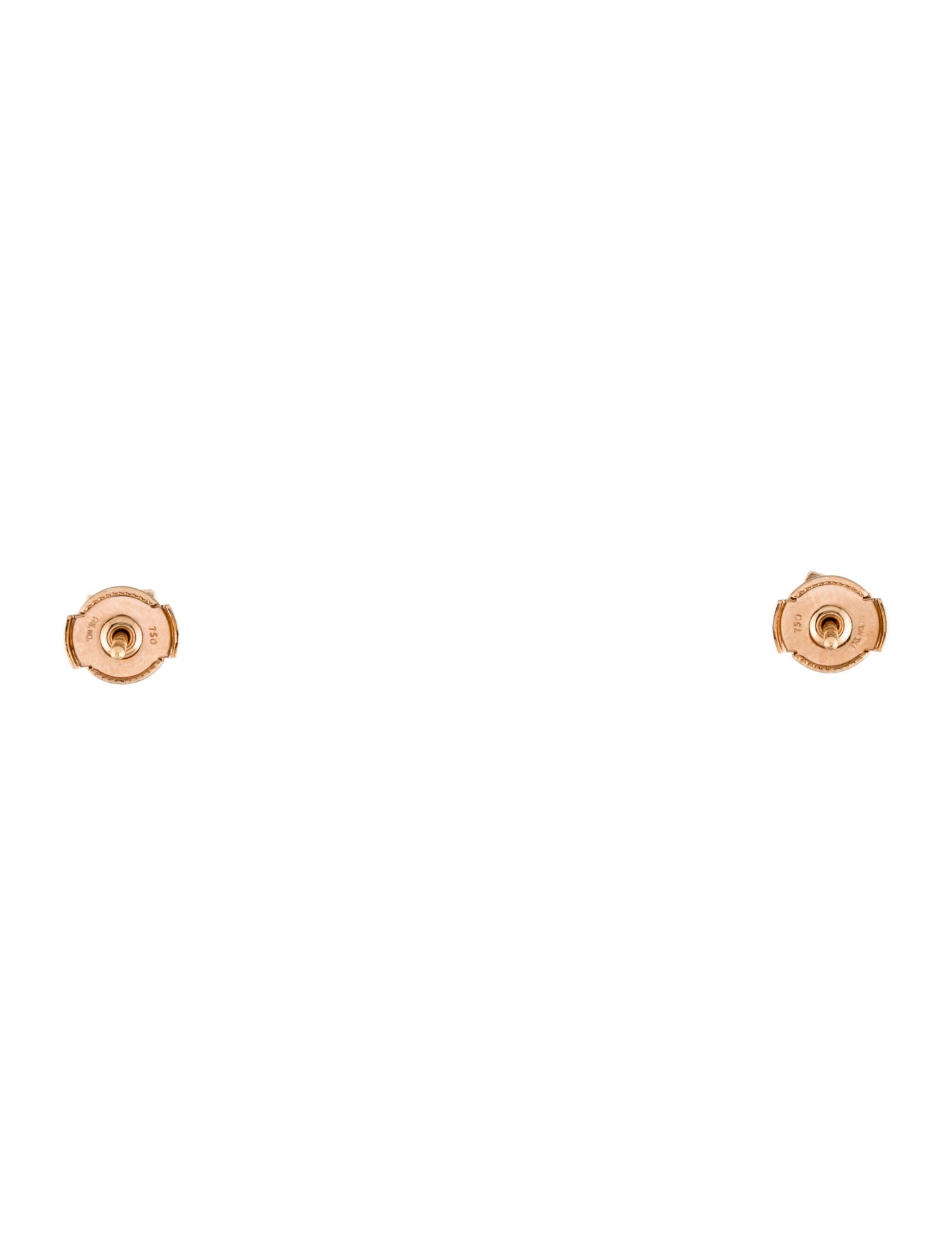 Hermès 18K Diamond Clou d'H Stud Earrings