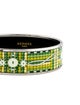 Hermès Wide Enamel Bangle Bracelet