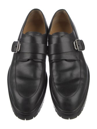 Hermès Leather Monk Straps