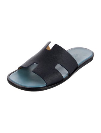 Hermès Epsom Izmir Leather Slides