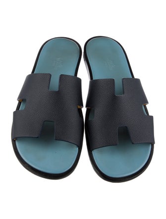 Hermès Epsom Izmir Leather Slides