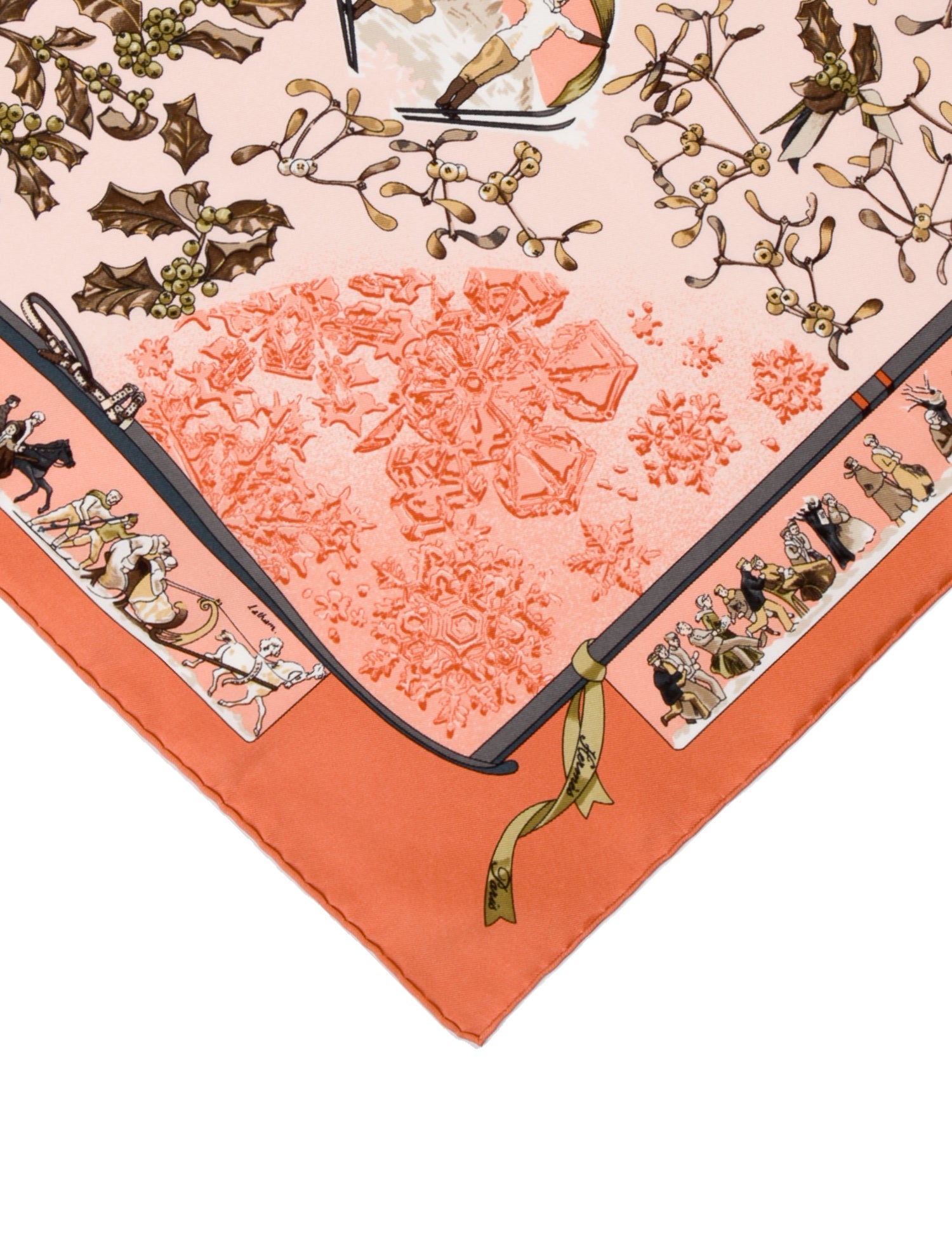 Hermès Neige d'Antan Silk Scarf