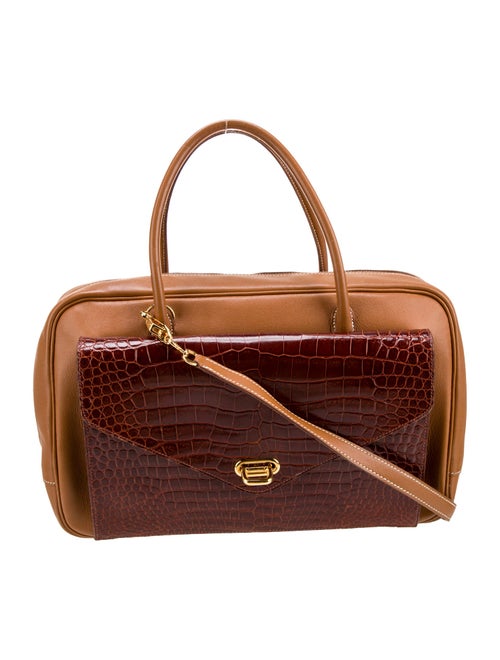 Hermès Gulliver & Crocodile Lorraine Bag